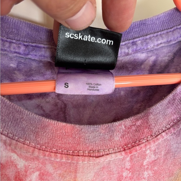 Santa Cruz Purple and Pink Tie-Dye Tee - Picture 4 of 7